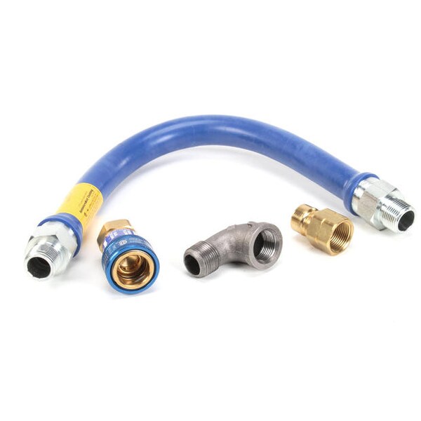 3/4 Dia., 24 Blue Hose, Snapfast, 1 Elbow
